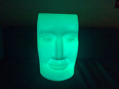 Аренда LED-табурета в форме лица